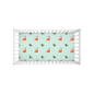 Fox and Trees Pattern Crib Sheet (Green)