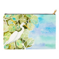 Snowy Egret and Sea Oats Accessory Pouch