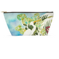 Snowy Egret and Gecko Accessory Pouch