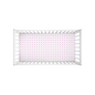 Simple Dog and Bone Pattern Crib Sheet (Pink)