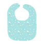 Snowy Egret Pattern Baby Bib