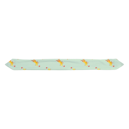 Playful Puppy Pattern Infant Headband (Green)