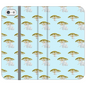 Elephant and Trees Pattern  iPhone Case (Blue)