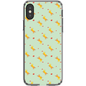 Playful Puppy  Pattern  iPhone Case (Green)