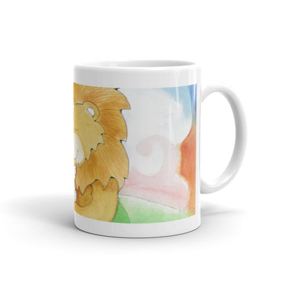 Lion and Lamb Together Mug