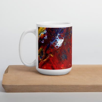 Lava Flow Abstract Mug