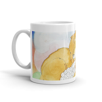 Lion and Lamb Together Mug