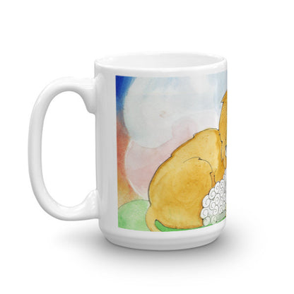 Lion and Lamb Together Mug