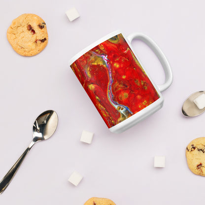 Lava Flow Abstract Mug