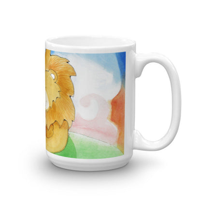 Lion and Lamb Together Mug