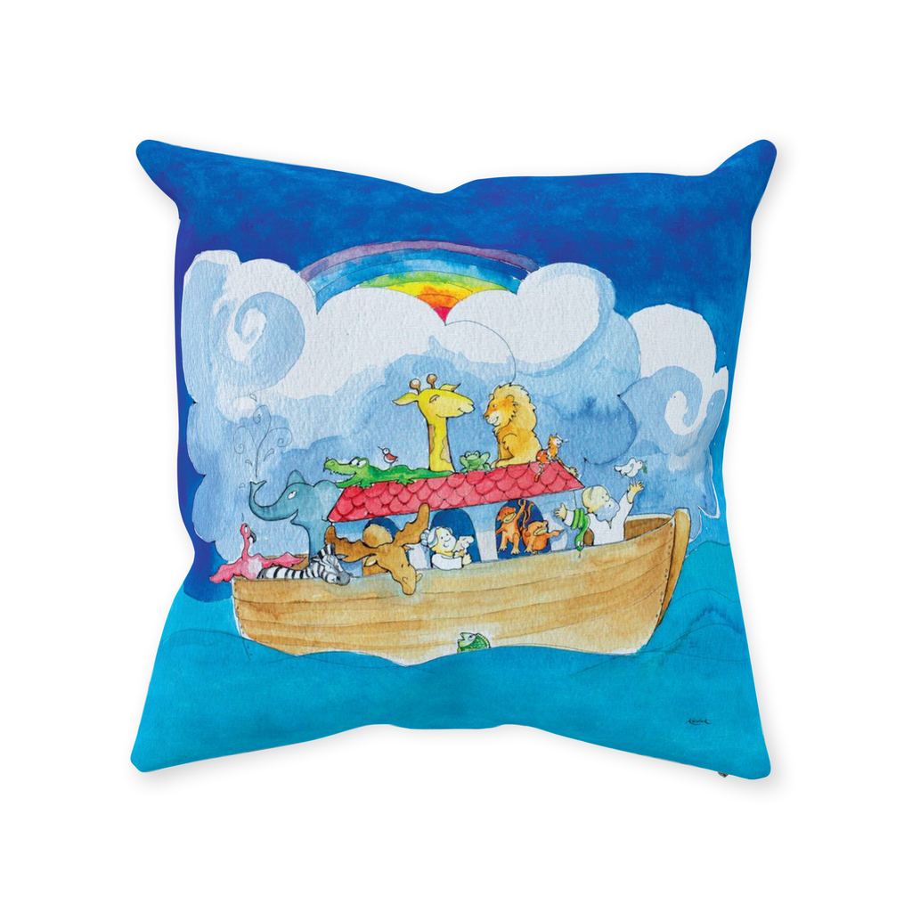 Noah's Ark Throw Pillow