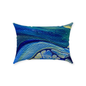 Ice Flow Throw Pillow