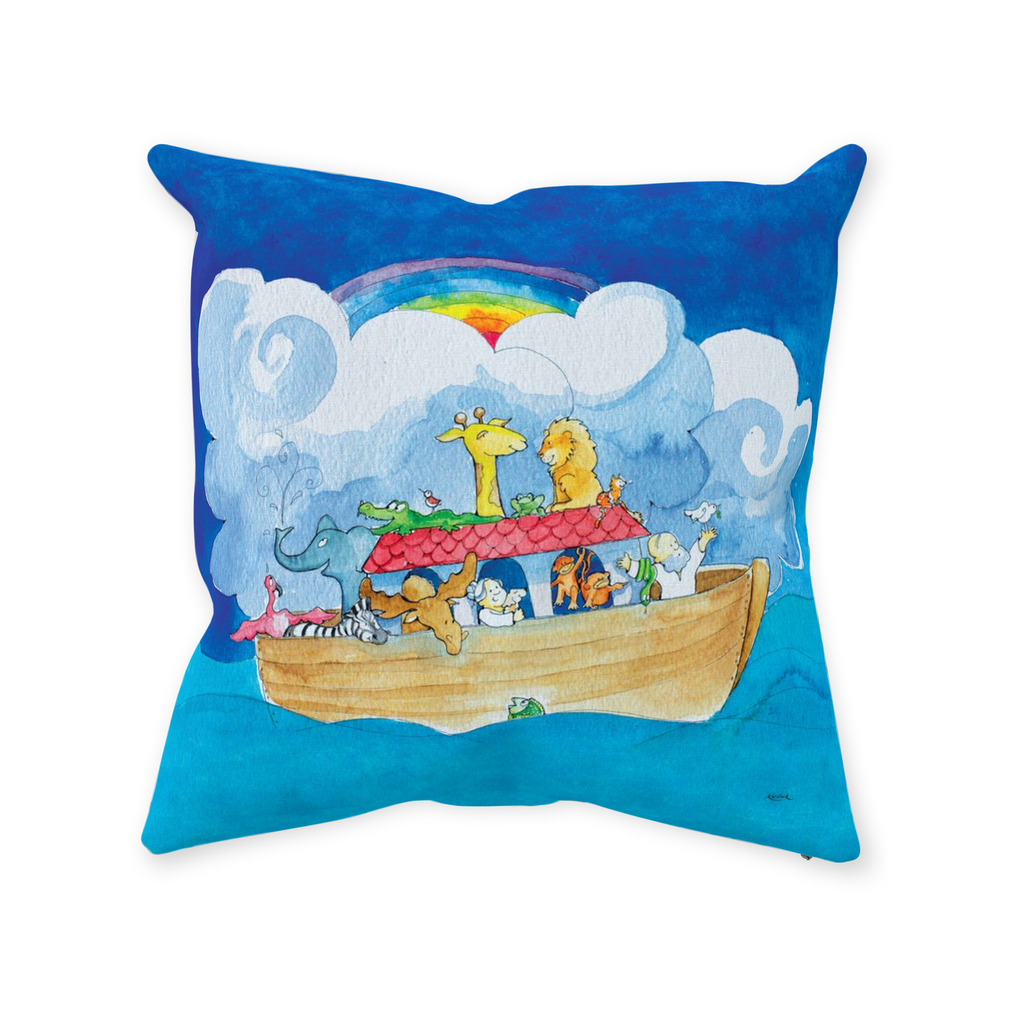 Noah's Ark Throw Pillow