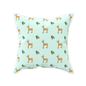 Deer and Trees (light Green)