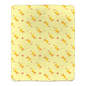 Playful Puppy Pattern Sherpa Blanket ( Yellow)